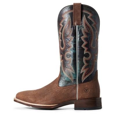 Ariat Barton Ultra - Western Laarzen DonkerBruin Heren - 16575-599